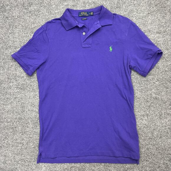 Polo Ralph Lauren Polo Shirt Mens Small Classic Fit Green Pony Short Sleeve - Picture 1 of 10